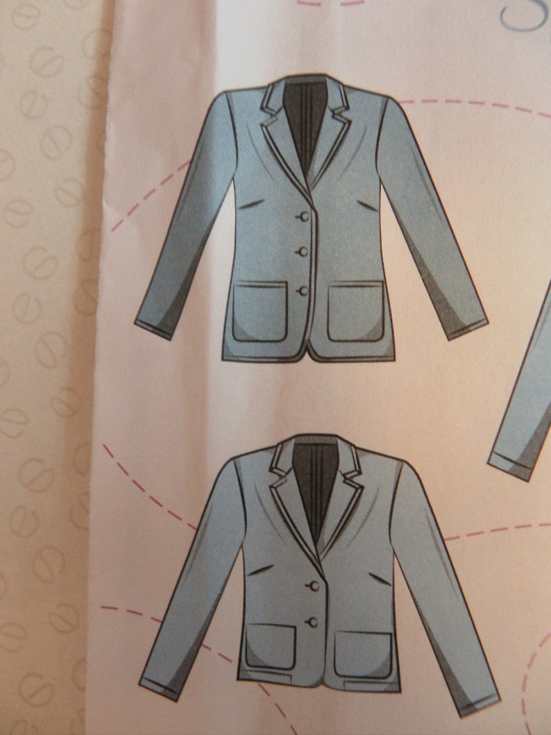 2013 Threaders Sewing Pattern Ladies the Classic Blazer Jacket Etsy