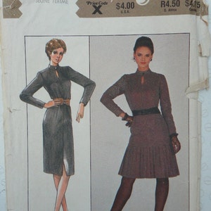 1983 Style 3979 Sewing Pattern Ladies Fitted dress Cut size 12-16. Size 12.14.16