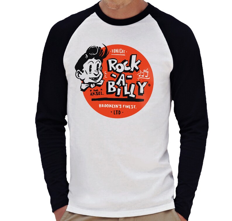 Rockabilly Tonight Funny Men Baseball Tshirt Etsy