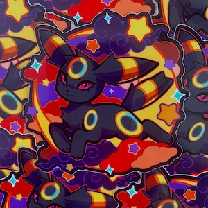 3 x 3 Vinyl Umby Mond Sticker