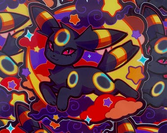 3 x 3 Vinyl Dark Moon Sticker