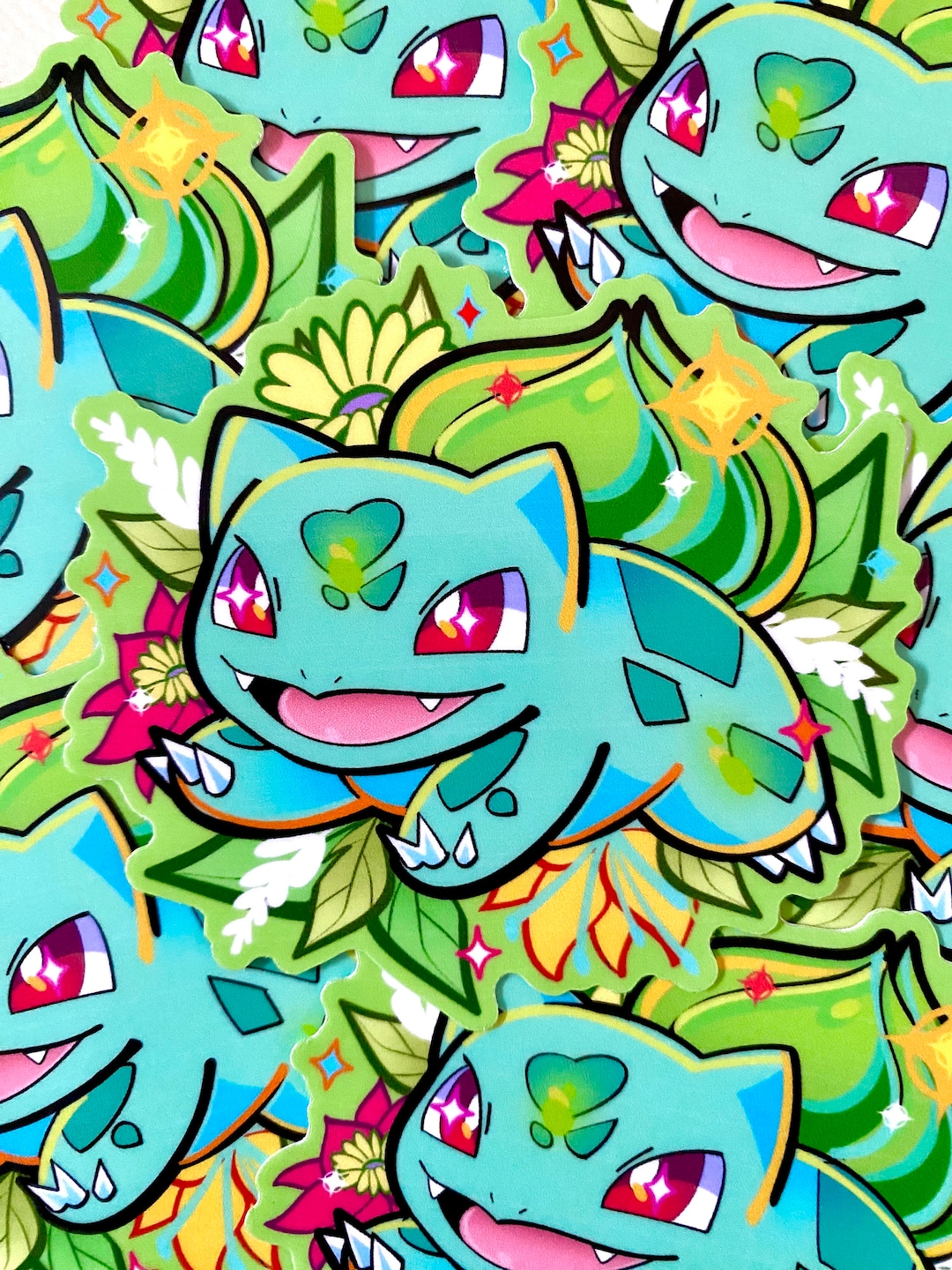 Bulba Flower Vinyl Sticker