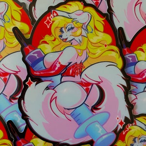 4x3 Bimbo Nurse Vinyl Aufkleber