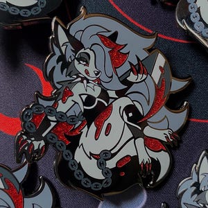 BACKORDER 2 x 2 Loona Hard Enamel Glitter Pin