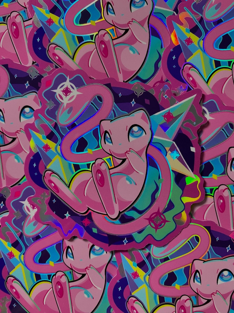 Psychic Sticker 3 X 3 Psychic Holographic Vinyl Sticker - Etsy