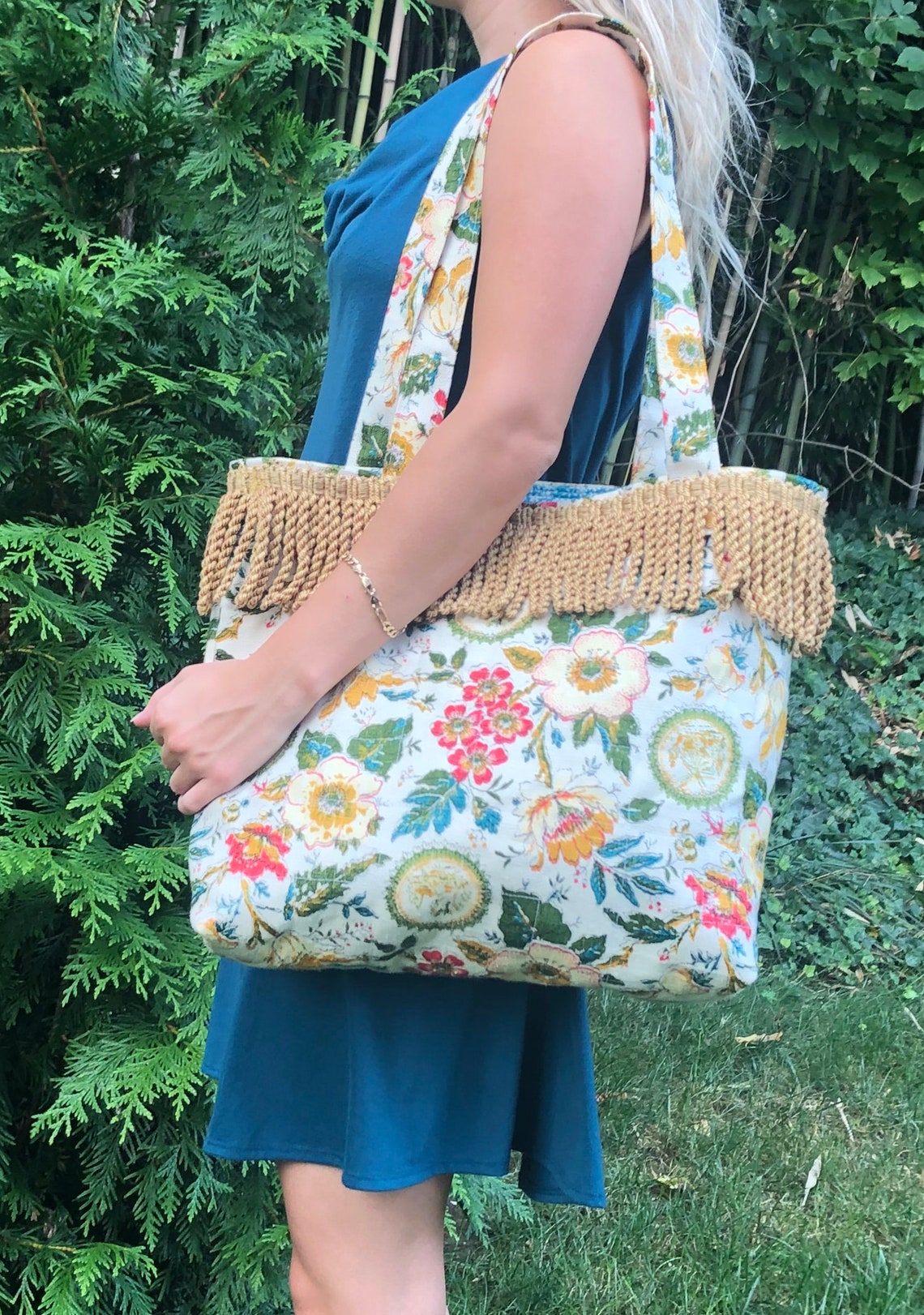 Quilted Shoulder Bag Tote Etsy