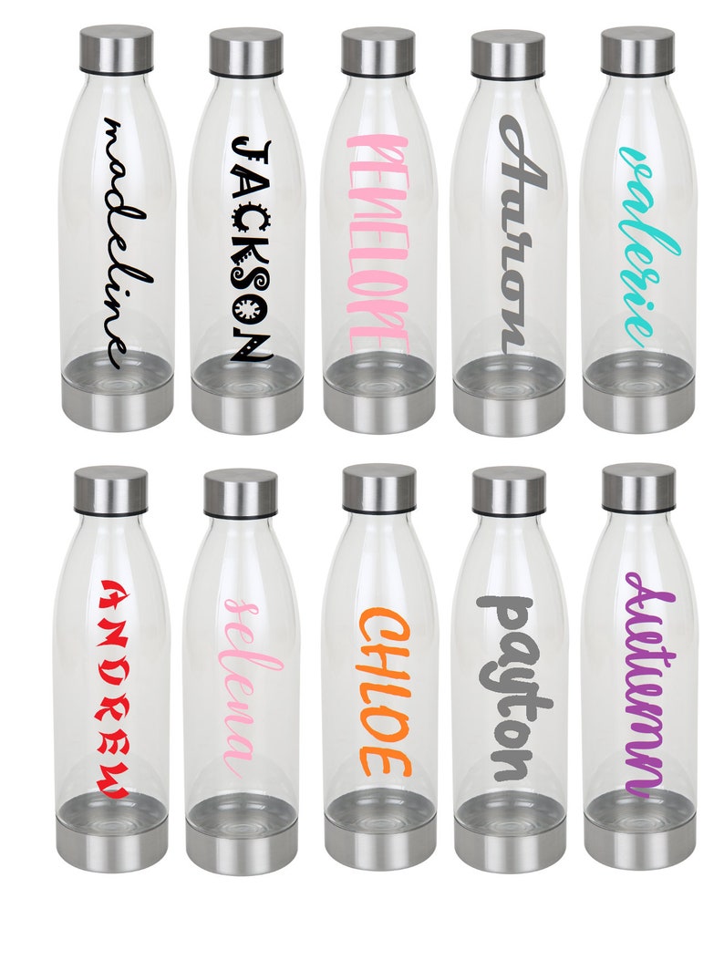 Personalized Plastic Water Bottle Great for Gifts, Souvenirs and Etc