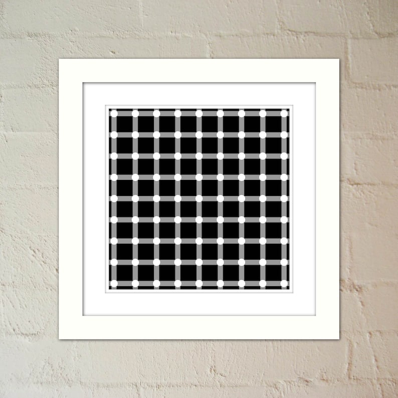 The Dot Illusion Watch the Dots Appear and Disappear Optical Illusion