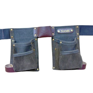 Children&#39;s Personalised Tool Belt - Kids Leather Tool Belt - High Quality - Made in UK