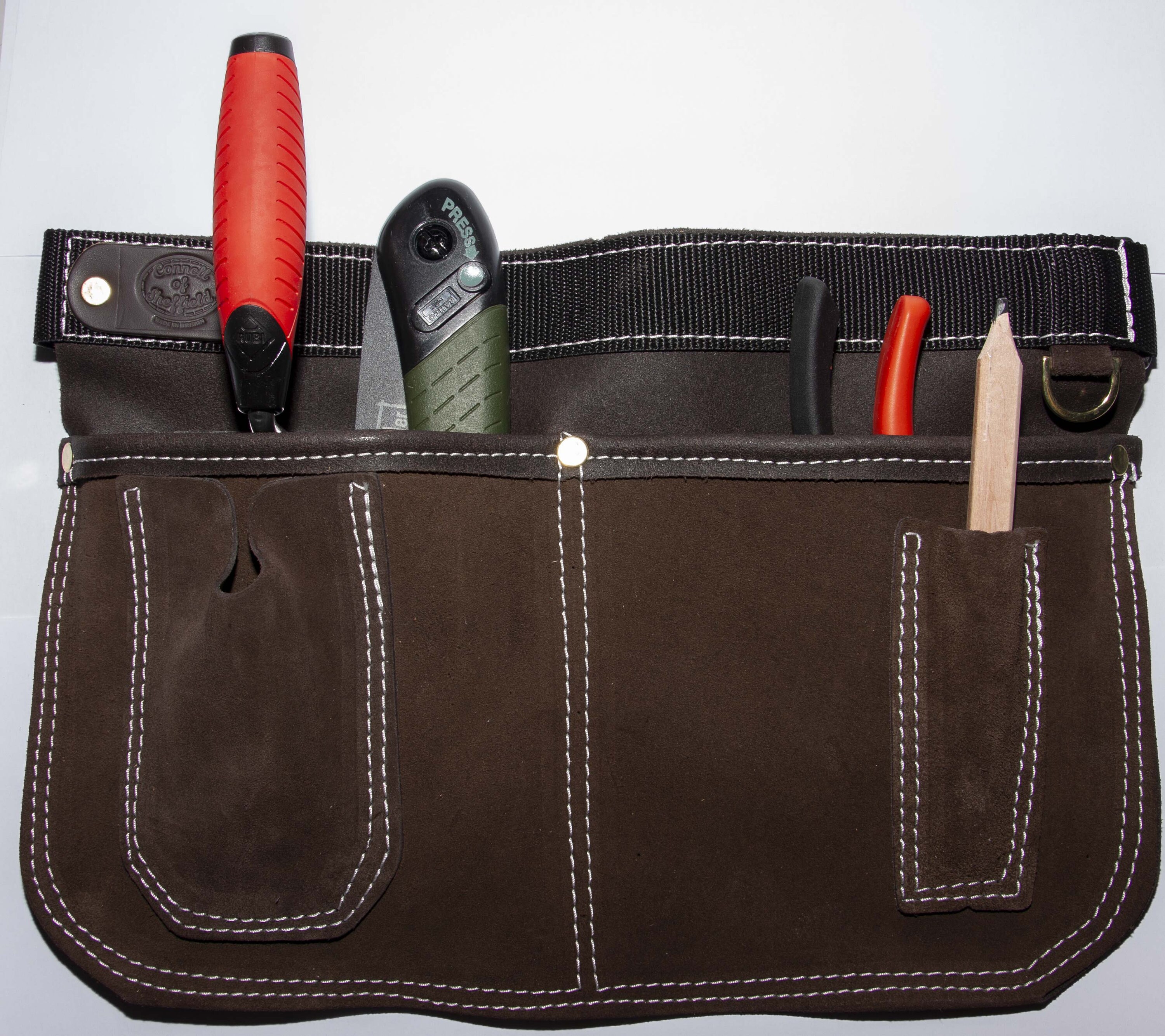 Personalised Suede Leather Gardening Tool Belt / Apron Made Etsy