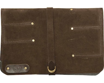 Leather Personalised Chisel Roll - 8 Pockets - Connell of Sheffield
