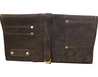 Leather Personalised Chisel Roll - 12 Pocket - Connell of Sheffield