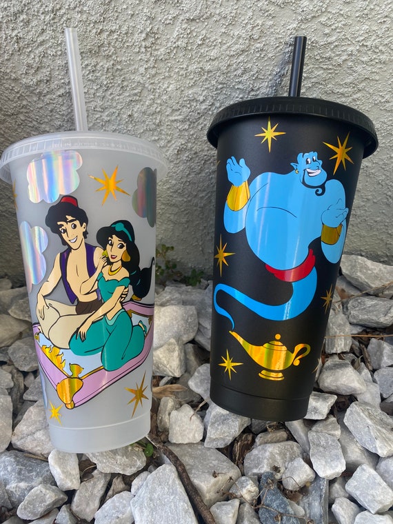Genie Cup Aladdin Starbucks Cup Reusable Cold Cup Gifts for Him