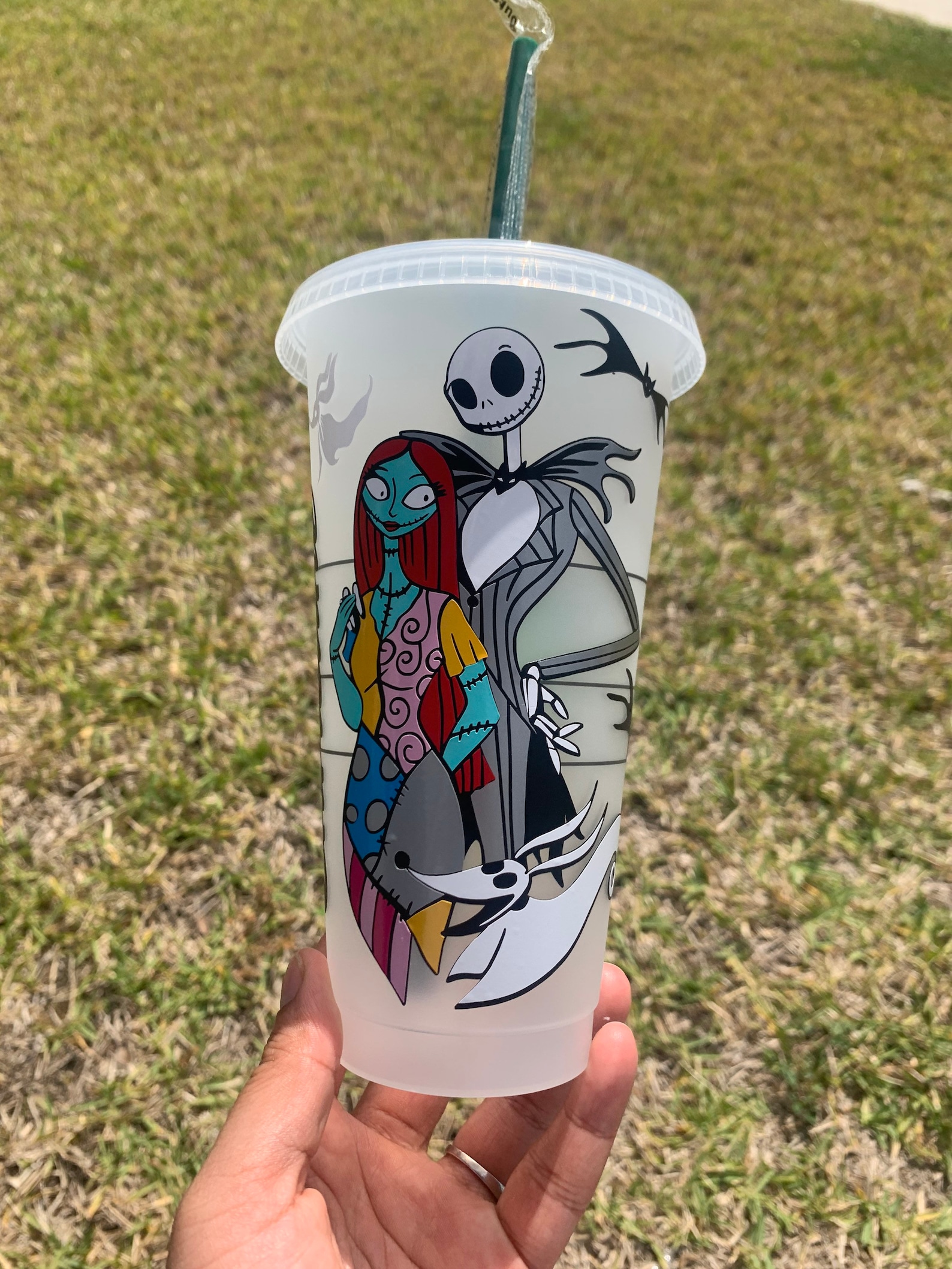Nightmare before Christmas inspired Starbucks cup cold cup Etsy