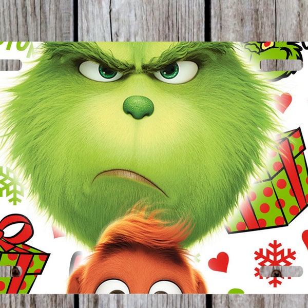 Grinch License Plates Etsy