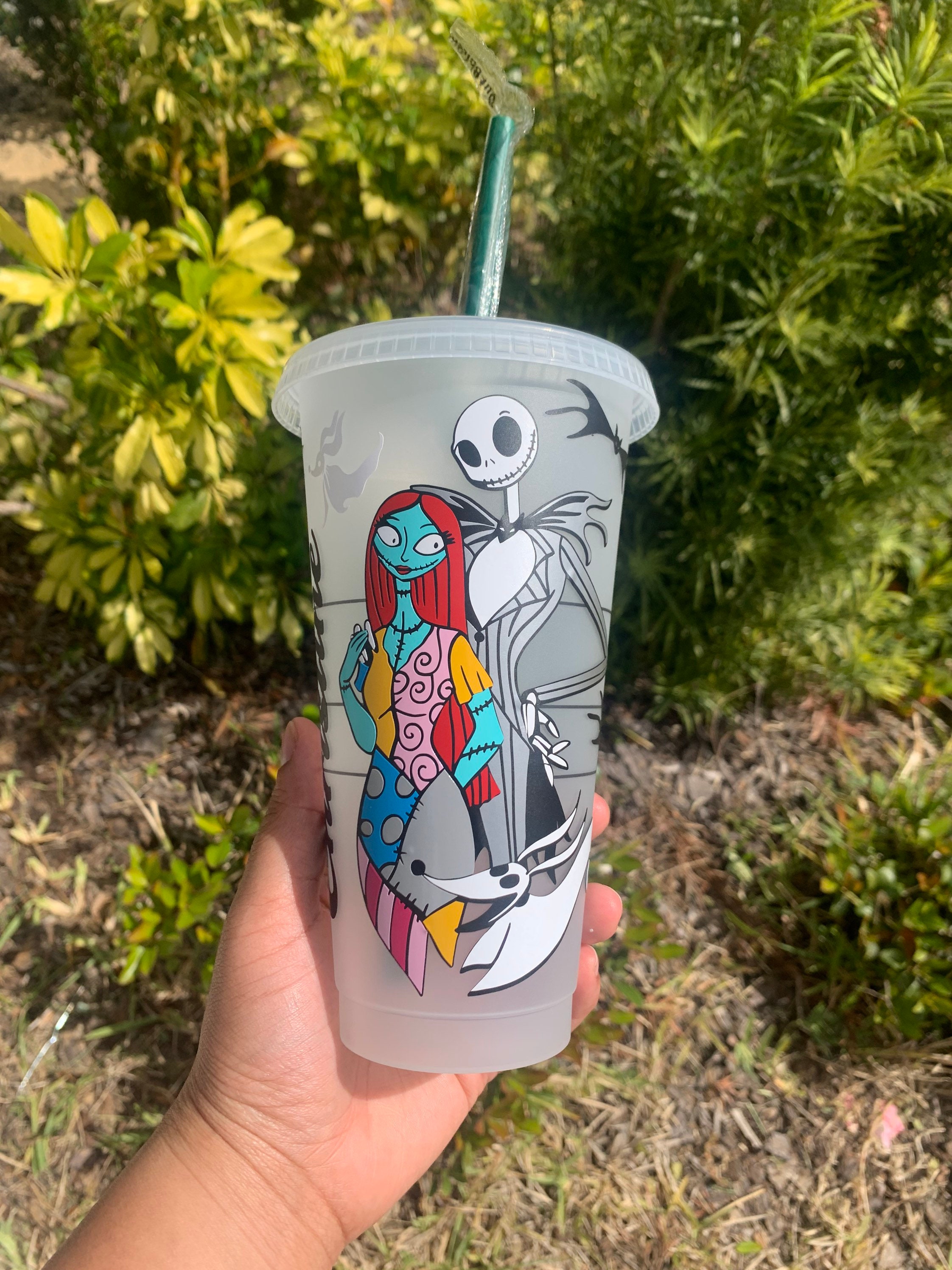 Nightmare before Christmas inspired Starbucks cup cold cup Etsy