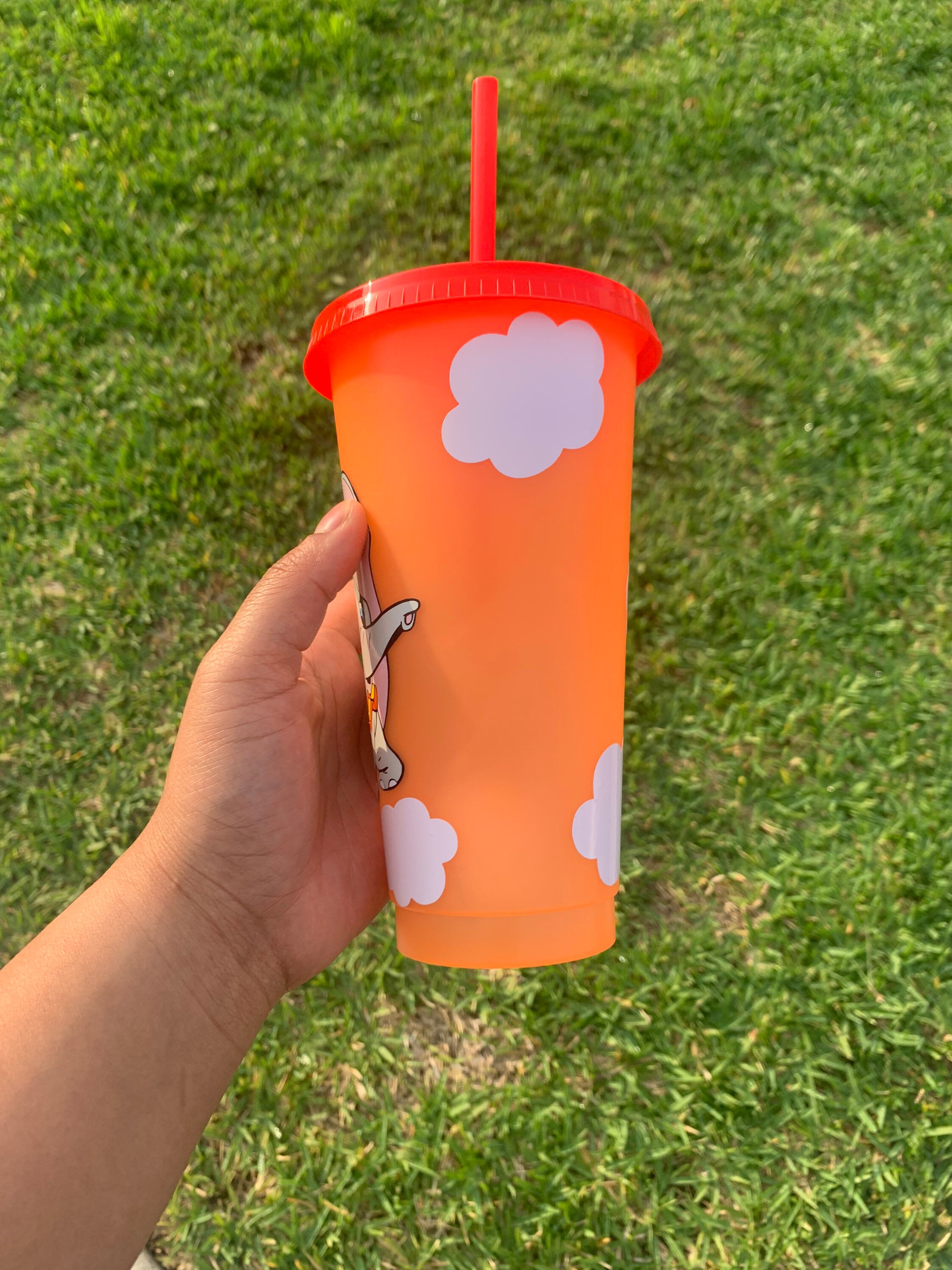 Disney dumbo reusable cold cup Disney inspired cup custom Etsy