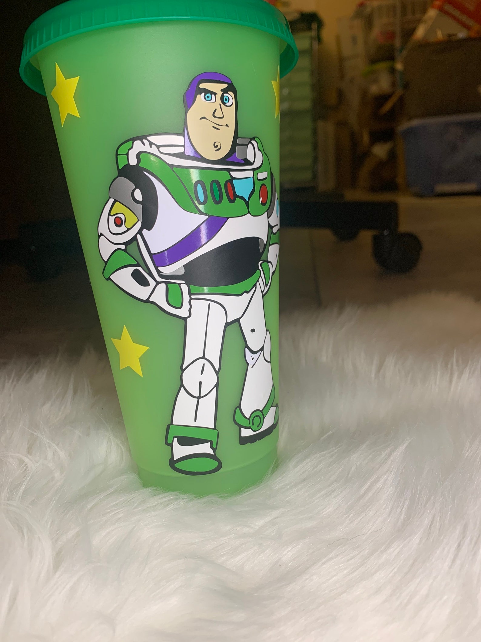 buzz lightyear drinking cup with straw