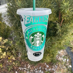 Philadelphia Eagles Inspired Starbucks Cup | Father’s Day Gift | 24 Oz ...