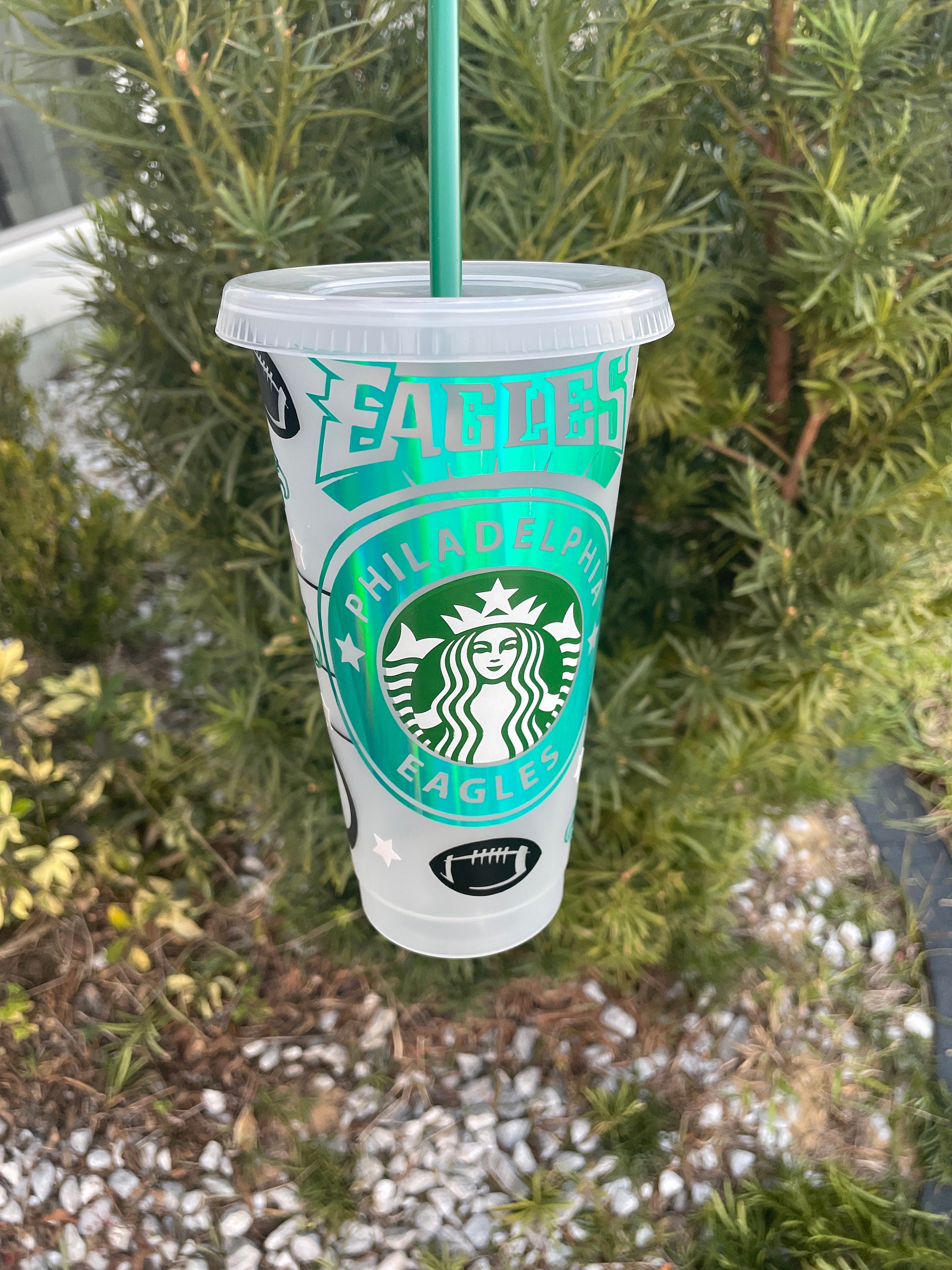 Philadelphia Eagles Inspired Starbucks Cup | Father’s Day Gift | 24 Oz ...