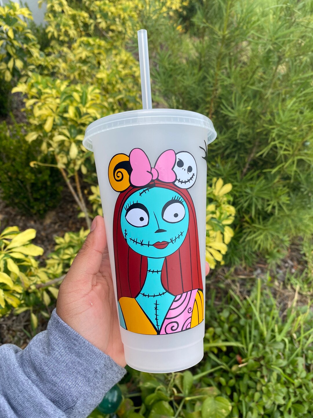 Nightmare Before Christmas Inspired Starbucks Cup Sally Etsy