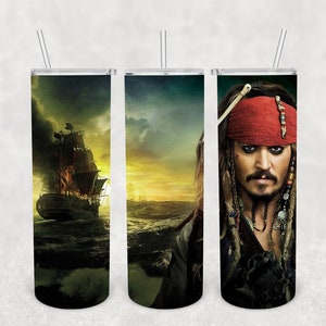 Jack sparrow tumbler | sublimation tumbler | Johnny depp | team Johnny | 20 oz