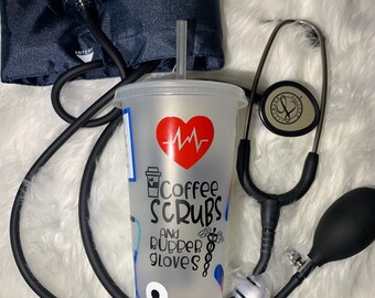 personalized Medical cup | Medical assistant | Nurse | Reusable  cold cup |