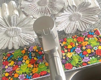 Tapete para grifo de cocina / Protector contra salpicaduras / Protector contra goteo / Protector contra salpicaduras para fregadero / Cocina de caravana
