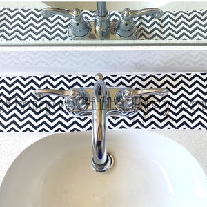 Faucet Splash Catcher / Faucet Drip Catcher /  Bathroom Sink Splash Catcher