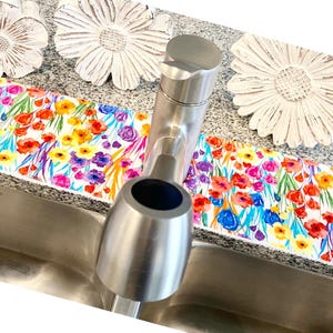 Faucet Splash Catcher | Faucet Drip Catcher | Kitchen Sink Splash Catcher | 3 Layers