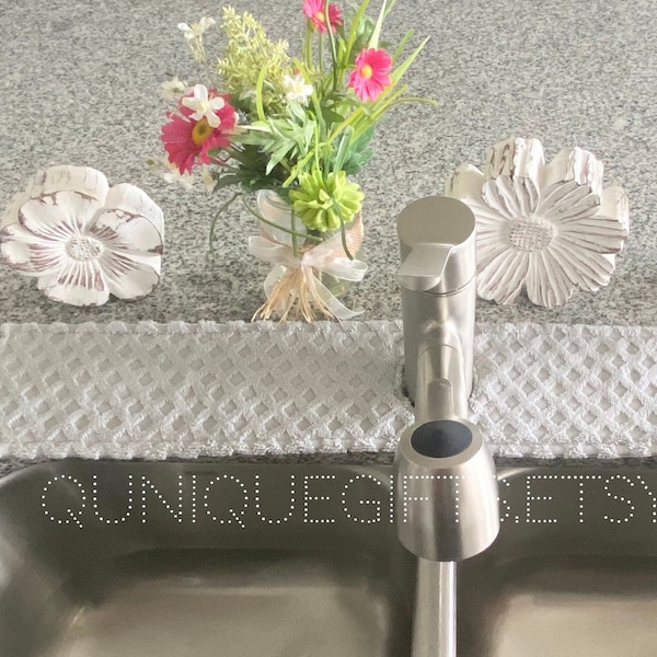 3 Layer Kitchen Faucet Splash Catcher | Faucet  bib | Faucet Drip Catcher | Kitchen Sink | RV Neccessities
