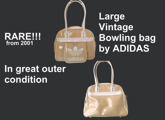 Original ZAINO ZAINETTO ADIDAS Classic Bowling Bag in Beige Color. Vintage Lacquer Large Gym Bag by Adidas From 2001 Etsy