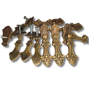 Maniglie per mobili in ottone massiccio antico: maniglie per mobili vintage italiane