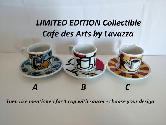LIMITED EDITION Collectible Cafe Des Arts Lavazza Porcelain Bar