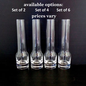 Vintage set of special digestif glasses, liqueur Grappa\tequila\vodka beaker shots. Layered cocktail shot glasses. Restaurant bar decor.
