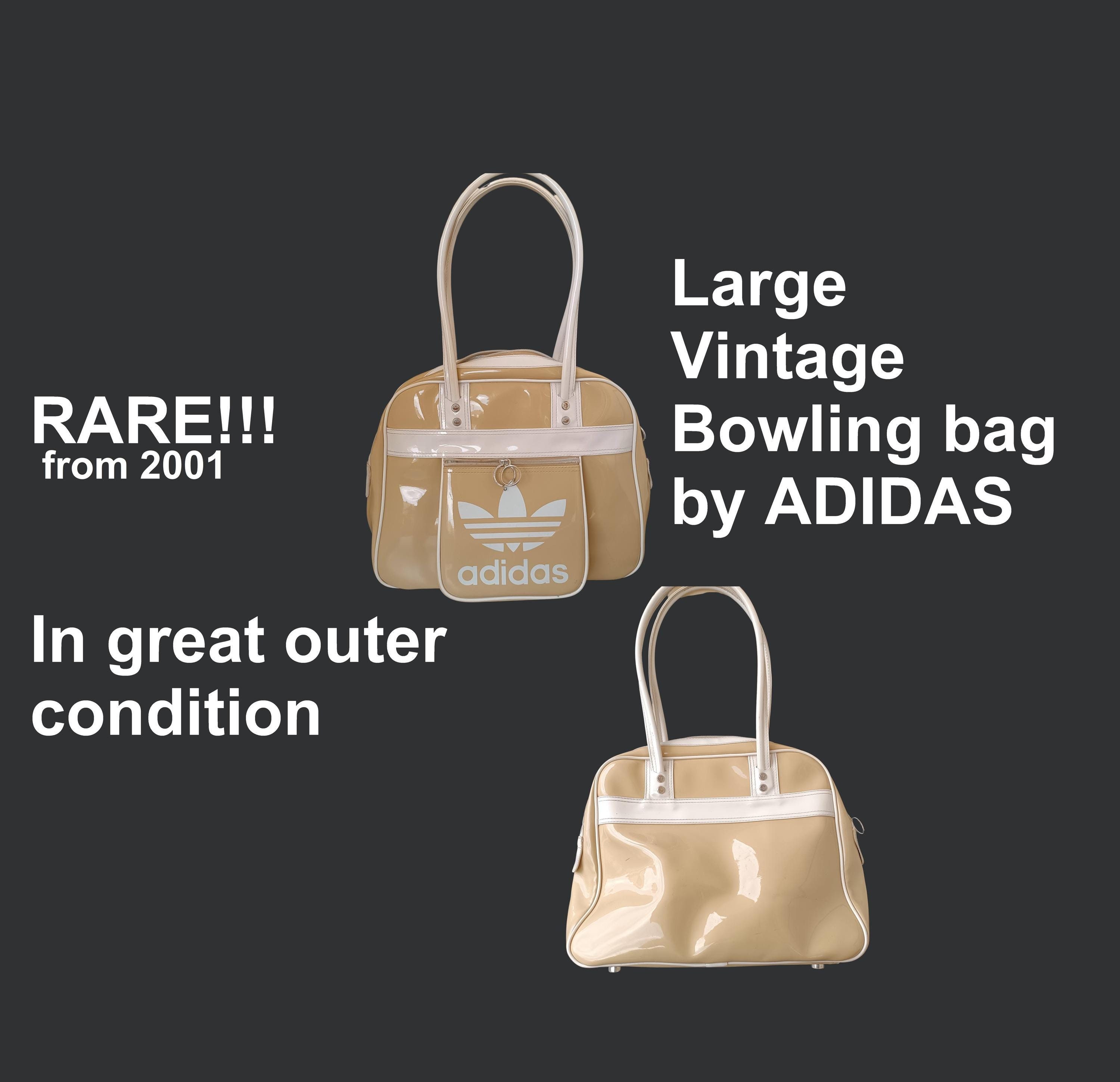 Original ZAINO ZAINETTO ADIDAS Classic Tasche in beige Farbe. Vintage Lacquer groBer Turnbeutel von Adidas aus dem Jahr 2001 Etsy