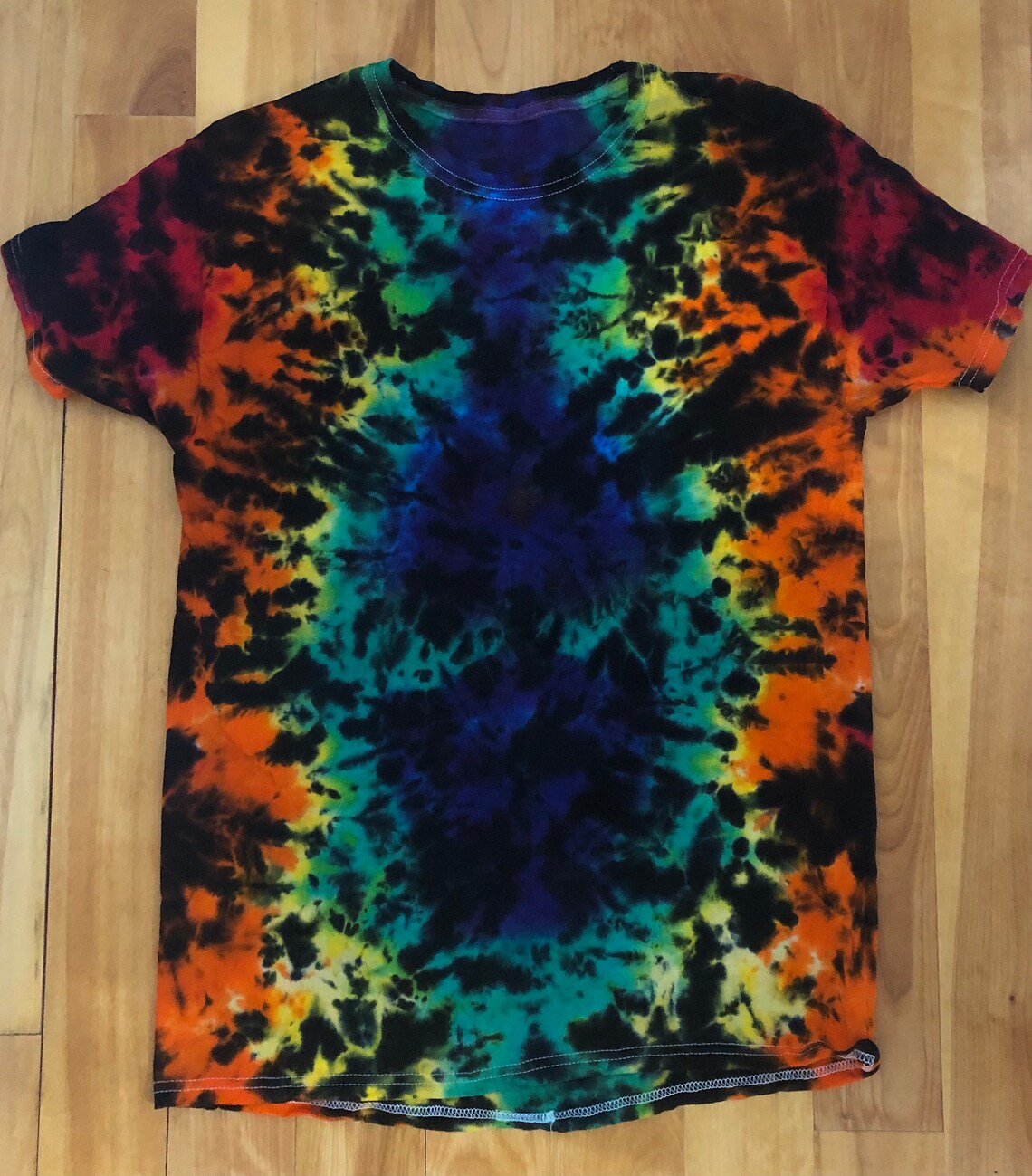 Medium Tie Dye Shirt Hippie Boho Unisex Trippy Psychedelic | Etsy