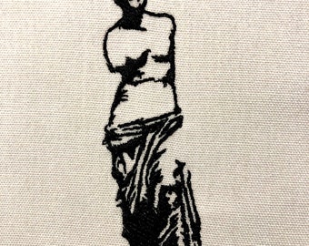 Venus De Milo Machine Embroidery Pattern Aphrodite of Melos Embroidery Design Digital File