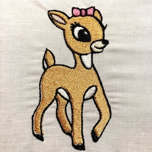 Clarice Rudolph Machine Embroidery Pattern Rudolph Embroidery Design Digital File
