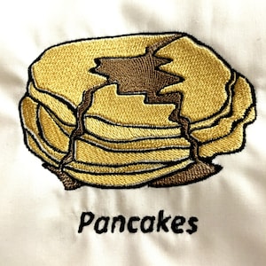 Pancakes Machine Embroidery Pattern Embroidery Design Digital File