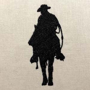 Cowboy Being Cowboy Machine Embroidery Pattern Embroidery Design Digital File