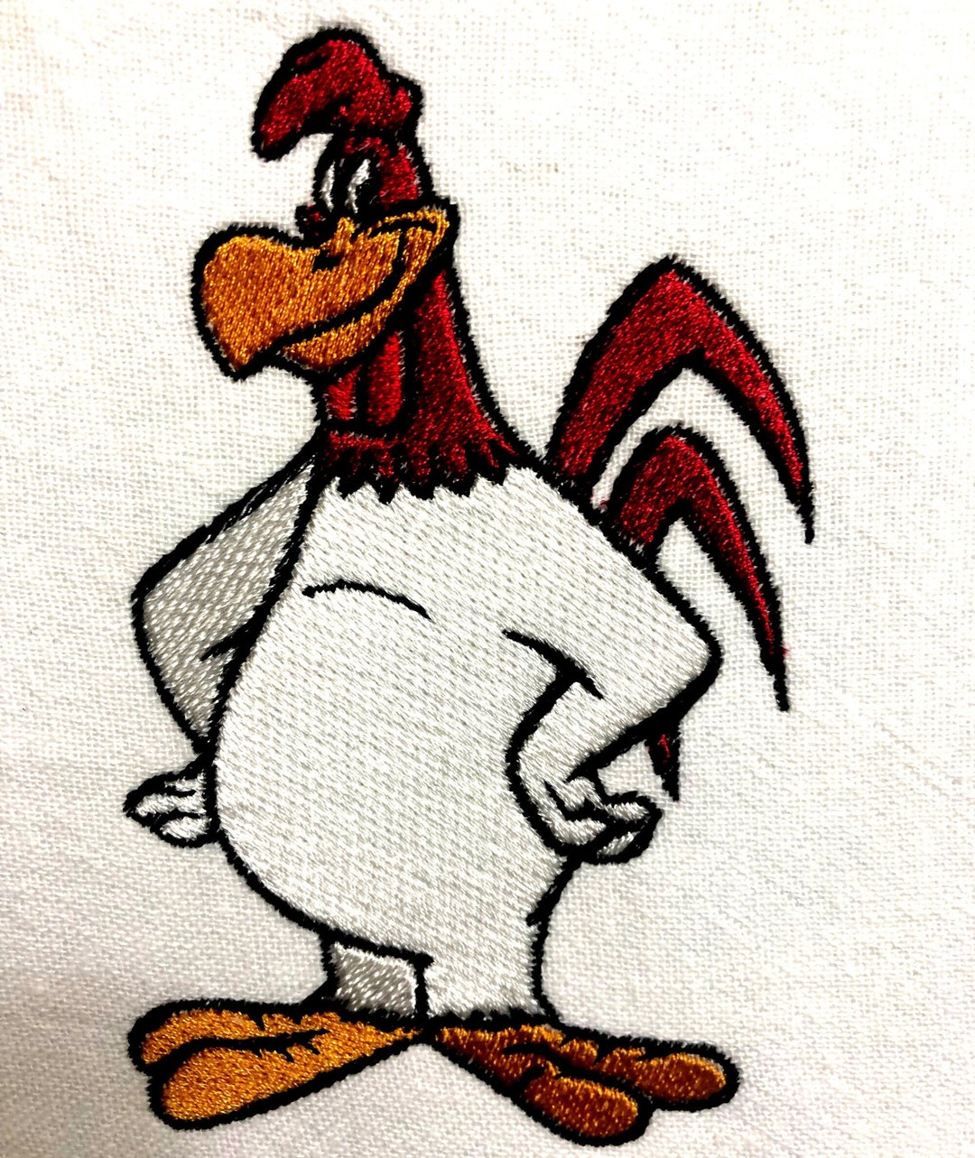 Foghorn Leghorn Machine Embroidery Looney Tunes Embroidery Design