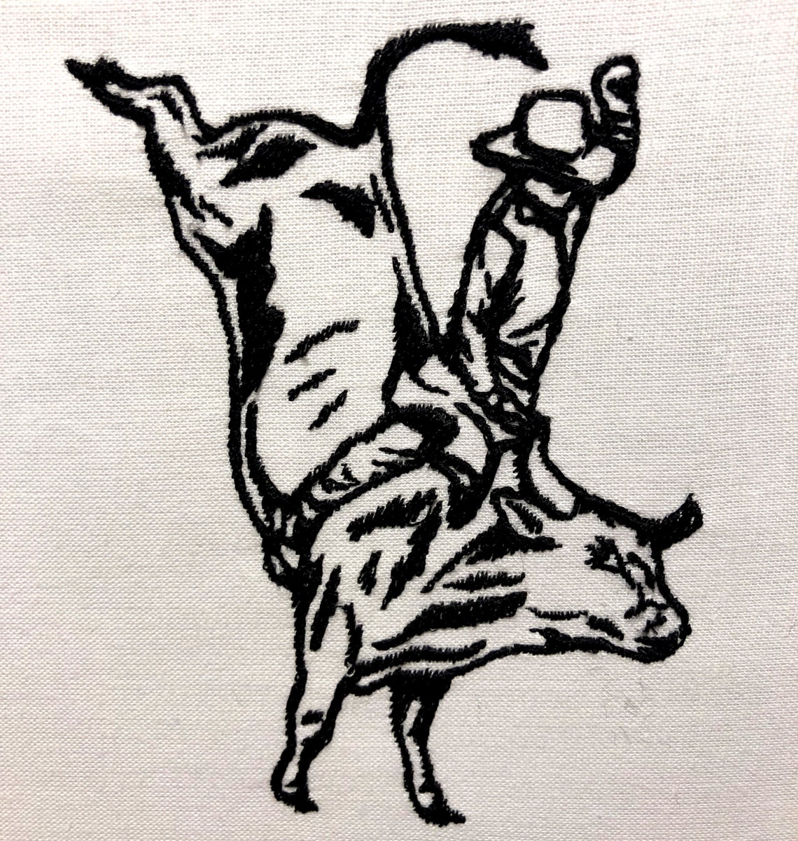 Machine Embroidery Rodeo Rodeo Bull Rider Machine Embroidery Pattern Embroidery Design Digital ...