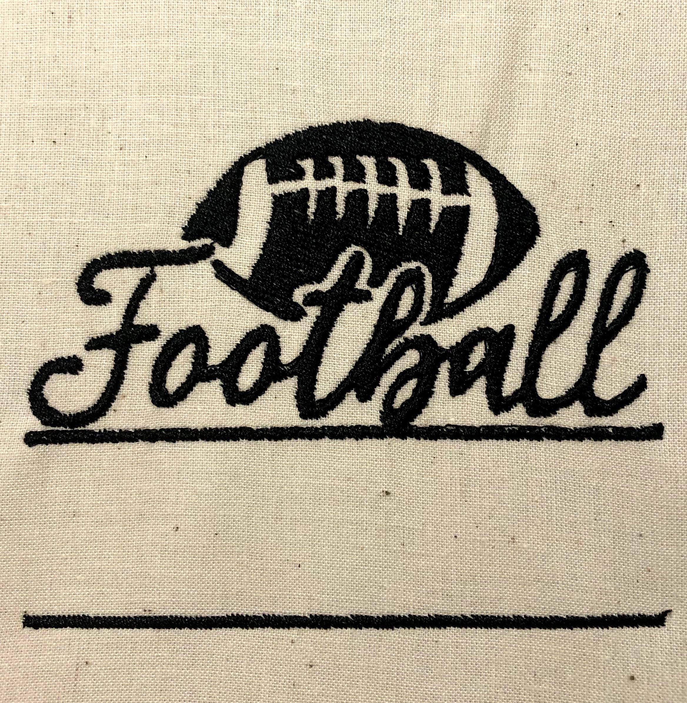 Football Team Monogram Machine Embroidery Designs Football Embroidery ...