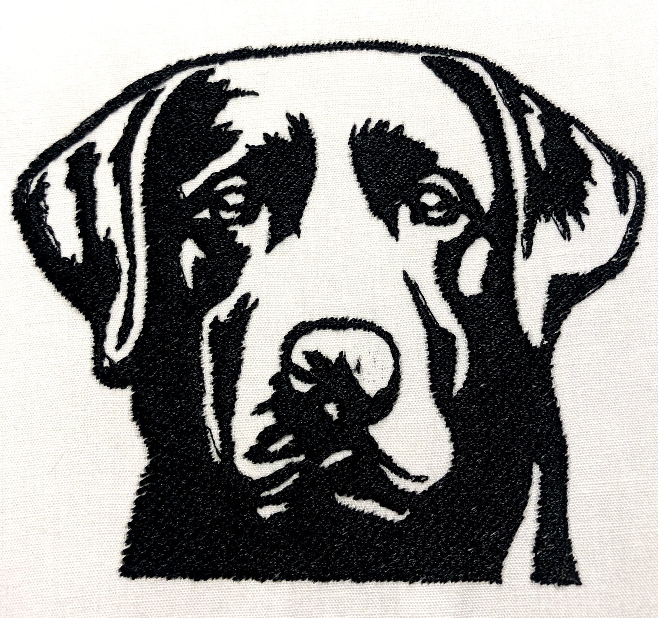 Labrador Face Machine Embroidery Pattern Dog Embroidery Design Digital ...