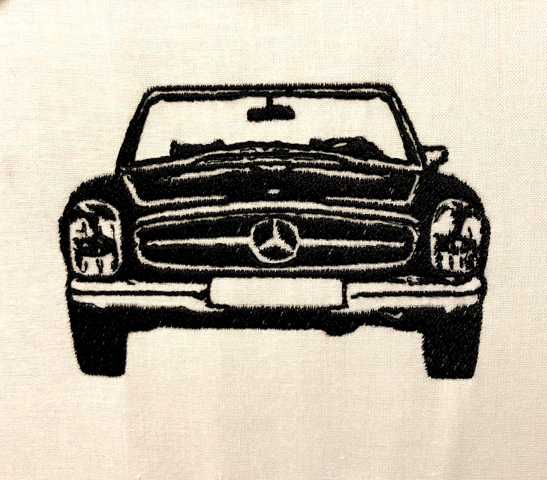 Mercedes Benz Convertible Machine Embroidery Pattern Auto Embroidery ...