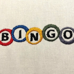 Bingo Balls Machine Embroidery Design Embroidery Pattern Digital File