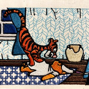 Winnie the Pooh and Tigger Embroidery Pattern Embroidery Design Digital File