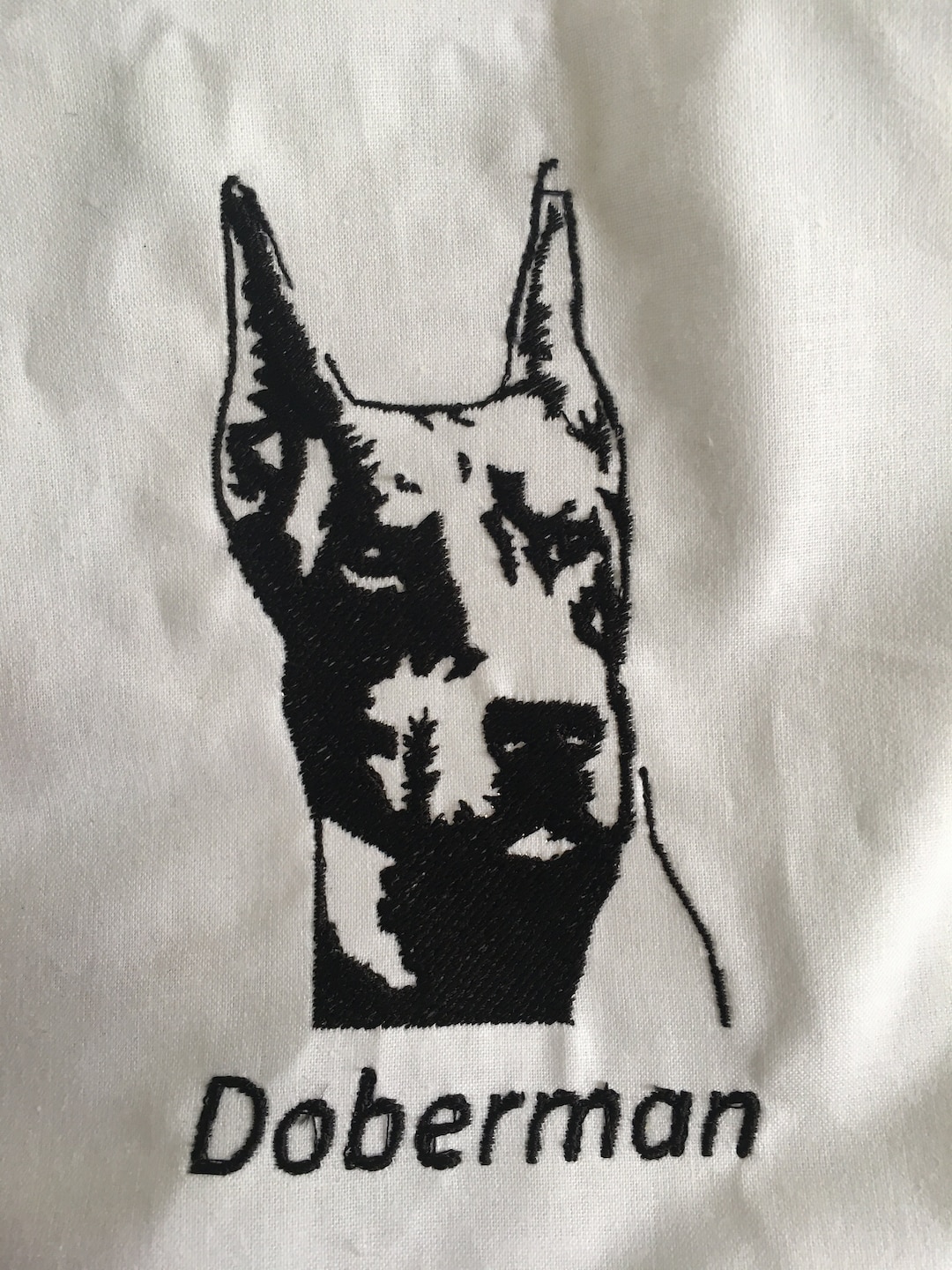 Doberman Pincher Embroidery Design, Machine Embroidery Pattern (digital ...