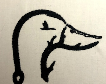Man Hobbies Machine Embroidery Pattern Hunting Fishing Embroidery Design Digital File